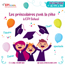 Les Préscolaires font la fête à EPI School.